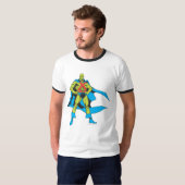 Martian Manhunter Posen T-Shirt (Vorne ganz)