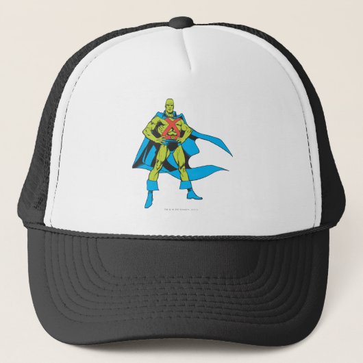 Martian Manhunter Posen Truckerkappe (Vorderseite)