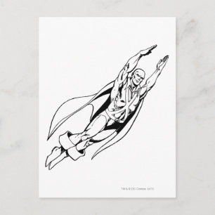 Martian Manhunter Soars 4 Postkarte