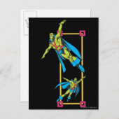 Martian Manhunter Soars Postkarte (Vorne/Hinten)