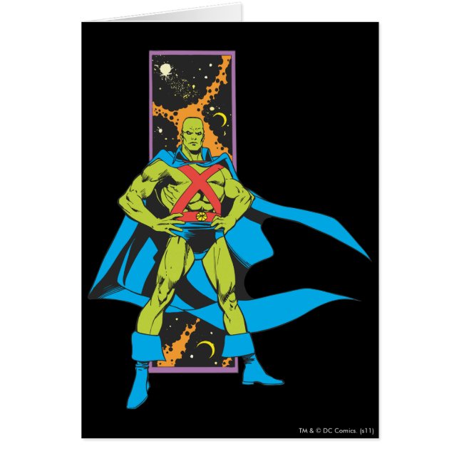 Martian Manhunter & Space Background (Vorne)