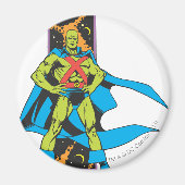 Martian Manhunter & Space Background Magnet (Vorne)