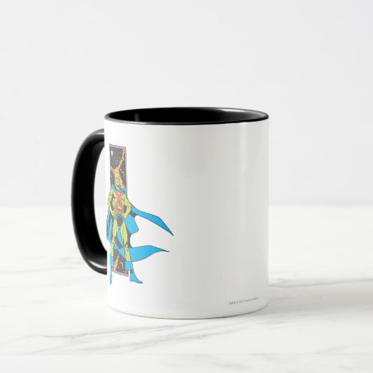 Martian Manhunter & Space Background Tasse (Vorderseite Links)