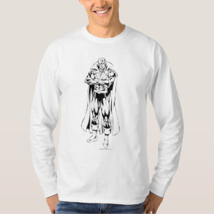 Martian Manhunter Stehend Umriss T-Shirt