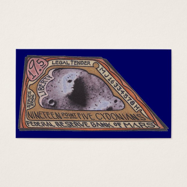 Martian $ neunzehnter Punkt fünf CYDONIANER Hinwei (Vorderseite)