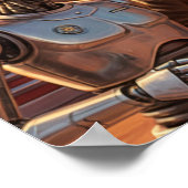 Martian Pit Stop – 1950s Future Poster (Ecke)