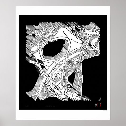 Martian Poetry Artifact Poster (Vorne)