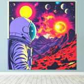 MARTIAN SETTLERS 5 LEINWANDDRUCK (Insitu (Holzboden))