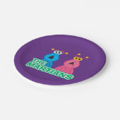 Martians Classic Style Pappteller (Schrägansicht)