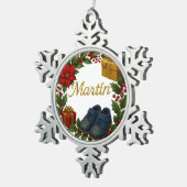 Martín Baby’s First Christmas Snowflake Ornament (Rechts)