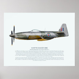 Martin - Baker MB5 Poster