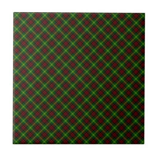 Martin Clan Tartan Scottish Design Fliese (Vorderseite)