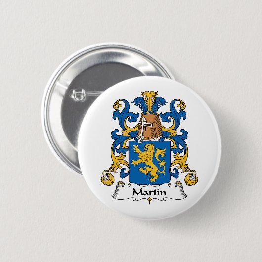 Martin-Familienwappen Button (Vorne & Hinten)