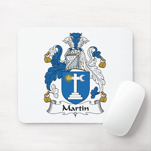 Martin-Familienwappen Mousepad (Mit Mouse)