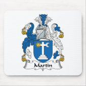 Martin-Familienwappen Mousepad (Vorne)