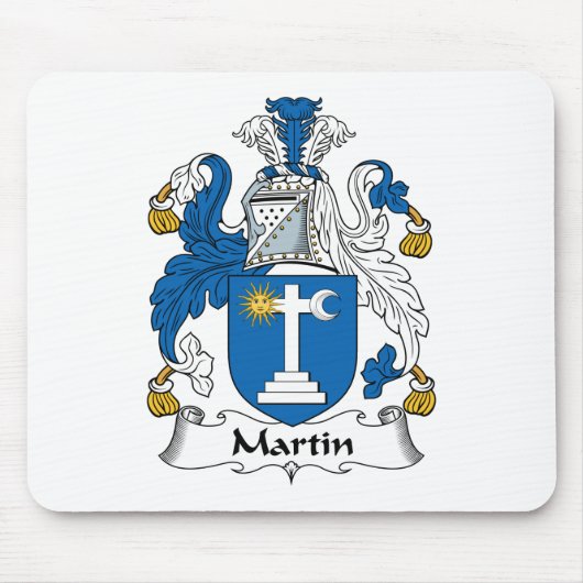 Martin-Familienwappen Mousepad (Vorne)