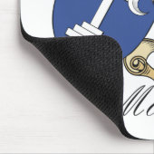 Martin-Familienwappen Mousepad (Ecke)