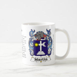 Martin-Familienwappen-Tasse Kaffeetasse