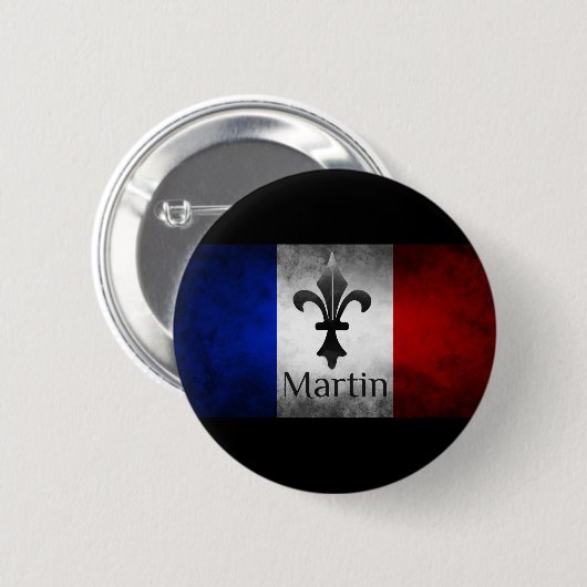 Martin French Flag Button (Vorne & Hinten)