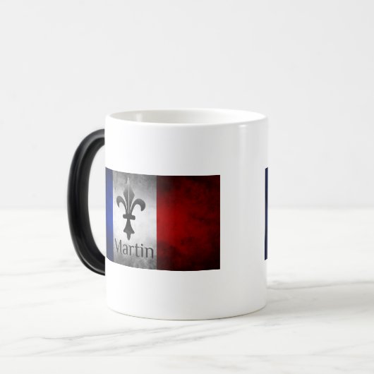 Martin French Flag Verwandlungstasse (Vorderseite Links)