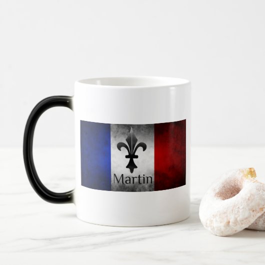 Martin French Flag Verwandlungstasse (Mit Donut)