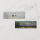 Martin Heade: Sonnenlicht und Schatten Mini Visitenkarte (Vorne/Hinten)