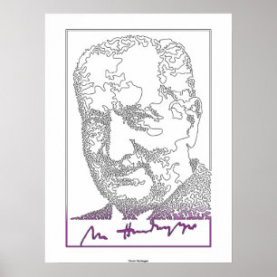 Martin Heidegger. Deutscher Philosoph [013] Poster