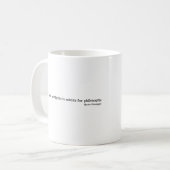Martin Heidegger Kaffeetasse (Vorderseite Links)