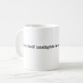 Martin Heidegger Kaffeetasse (Vorderseite Links)