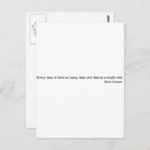 Martin Heidegger Shirt 1 Postkarte (Vorne/Hinten)