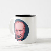 Martin Heidegger Zweifarbige Tasse (Vorderseite Links)