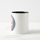 Martin Heidegger Zweifarbige Tasse (Mittel)