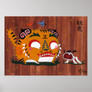 Martin Hsu - Autumn Tiger Poster