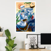 Martin Hsu - Tiger Poster (Heimbüro)