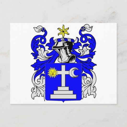 Martin (Irisch) Wappenrühre Postkarte (Vorderseite)