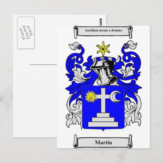 Martin (Irland) Postkarte (Vorne/Hinten)