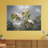 MARTIN J. HEADE - Apfelblüten und Hummingbird - Leinwanddruck (Insitu (Wohnzimmer))