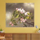 MARTIN J. HEADE - Hummingbird und Apple-Blüten - Leinwanddruck (Insitu (Wohnzimmer))