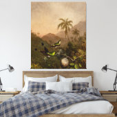 MARTIN J.HEADE - Zwei grüne Breastgeflügel - Leinwanddruck (Insitu (Schlafzimmer))