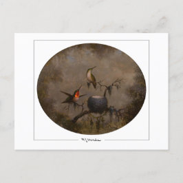 Martin Johnson Heade #131 - Fine Art Postcard Postkarte