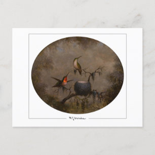 Martin Johnson Heade #131 - Fine Art Postcard Postkarte