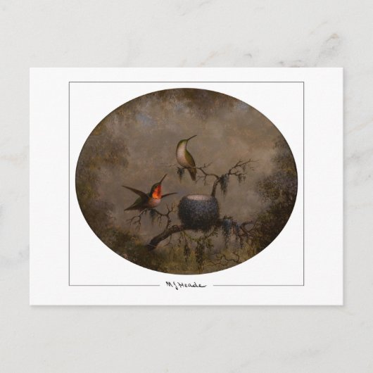 Martin Johnson Heade #131 - Fine Art Postcard Postkarte (Vorderseite)