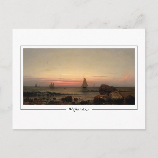 Martin Johnson Heade #168 - Fine Art Postcard Postkarte (Vorderseite)