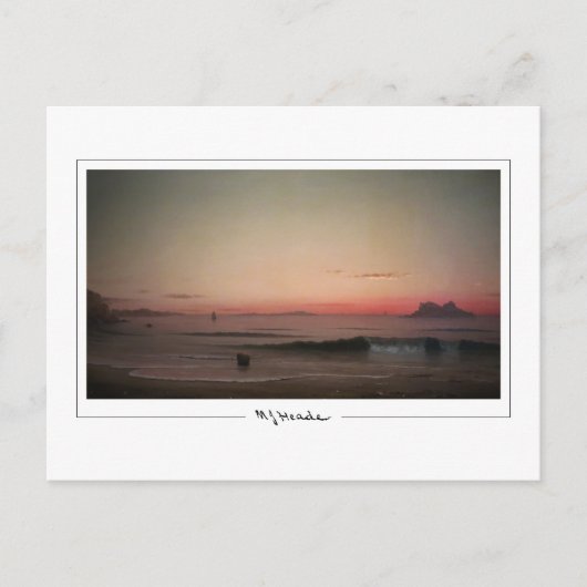 Martin Johnson Heade #254 - Fine Art Postcard Postkarte (Vorderseite)