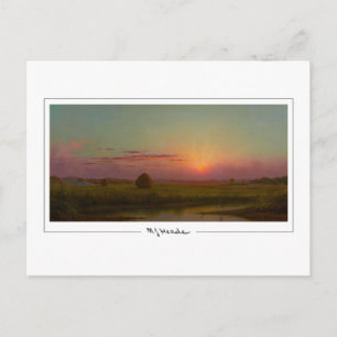 Martin Johnson Heade #42 - Fine Art Postcard Postkarte