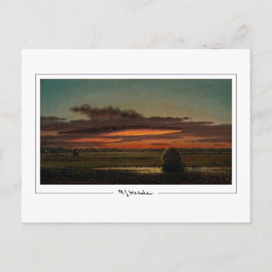 Martin Johnson Heade #70 - Fine Art Postcard Postkarte (Vorderseite)