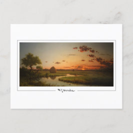 Martin Johnson Heade #88 - Fine Art Postcard Postkarte
