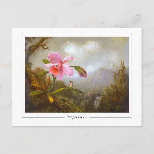 Martin Johnson Heade #8 - Fine Art Postcard Postkarte (Vorderseite)