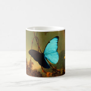 Martin Johnson Heade Blauer Morpho-Schmetterling Kaffeetasse