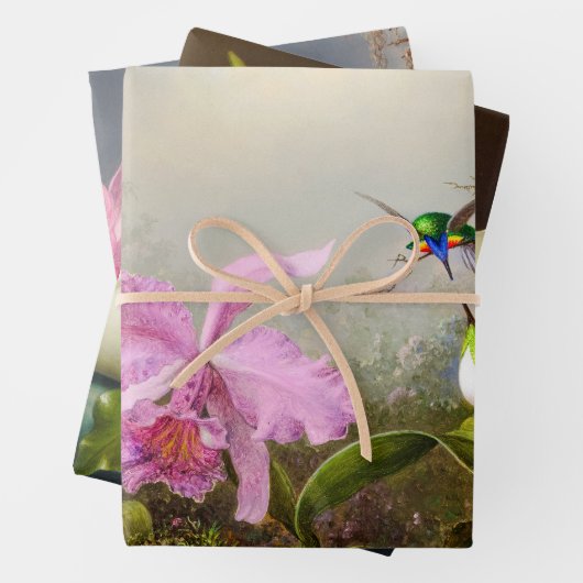 Martin Johnson Heade Collection, Decoupage Geschenkpapier Set (Beispiel)